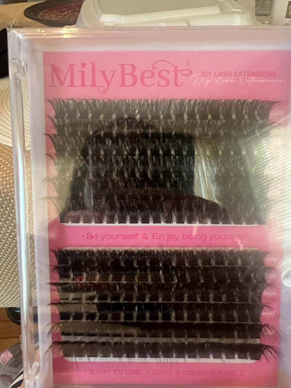 Black Individual Lash Extensions - DIY Cluster Lashes